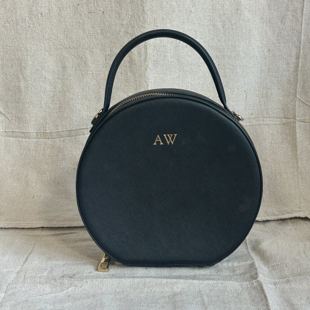 The Daily Edit monogrammed top handle bag with strap – SHIPS WEEK OF MARCH 2